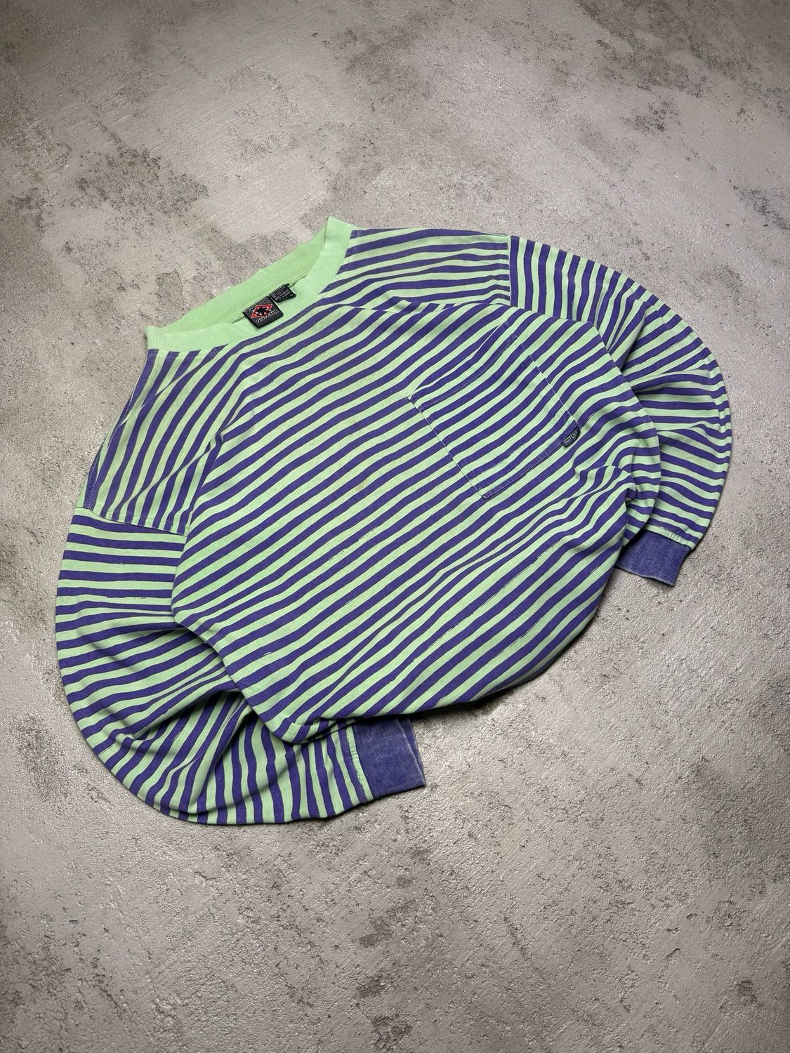 Bluza Gotcha Pis/Stripes Long Violet M