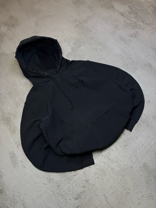 Bluza Stussy Bla/Logo Basic Distressed Hoodie Black M