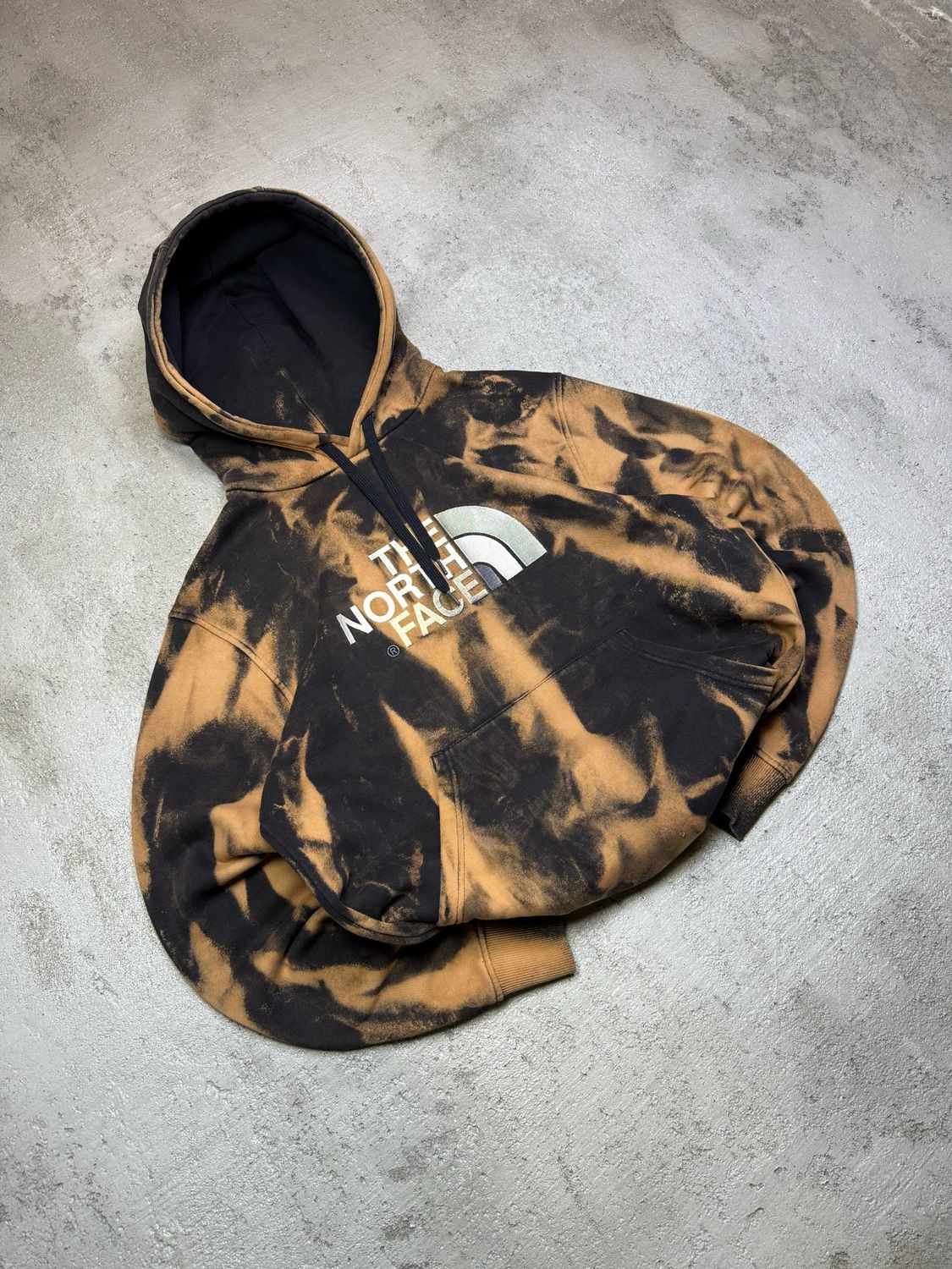 Bluza The North Face Logo Hoodie Tiedye Black M