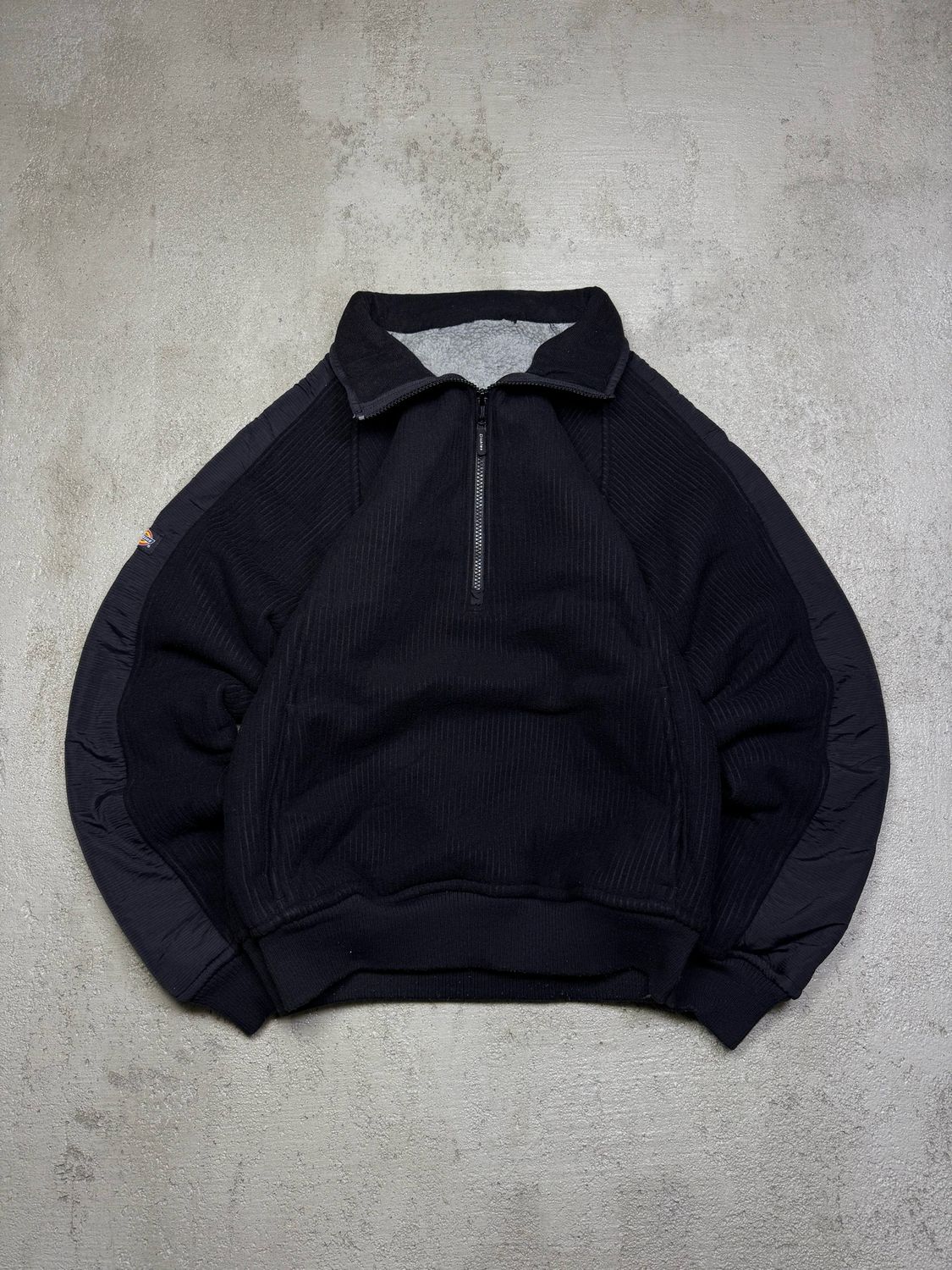 Bluza Dickies Corduroy Q/Zip Heavy Fleece Black S