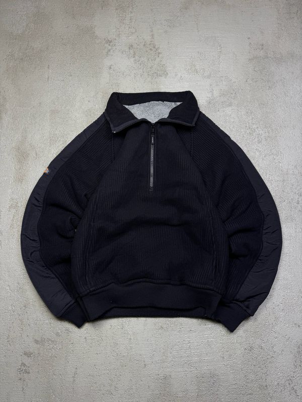 Bluza Dickies Corduroy Q/Zip Heavy Fleece Black S