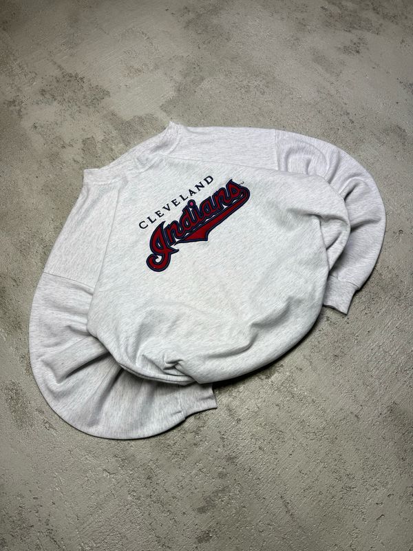 Bluza Cleveland Indians Crewneck Light-Gray M