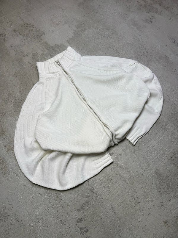 Bluza Stark Pocket Sweater Zipper White M