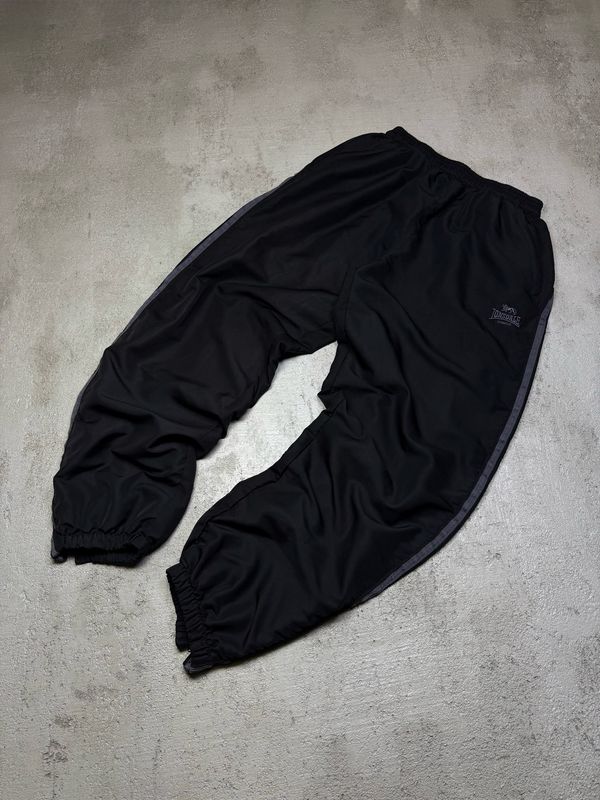 Spodnie Lonsdale Zip Sport Sweatpants Black