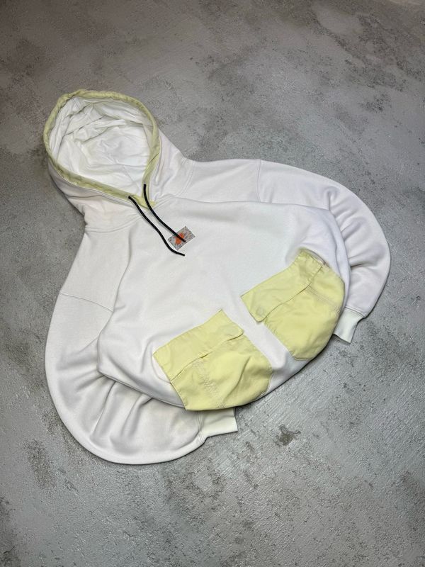 Bluza Nike Glitter Patch Pockets Hoodie White L