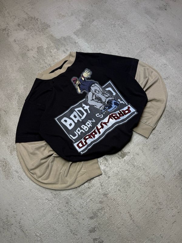 Bluza BadMad Urban Skater Double Sleeve Long Black S