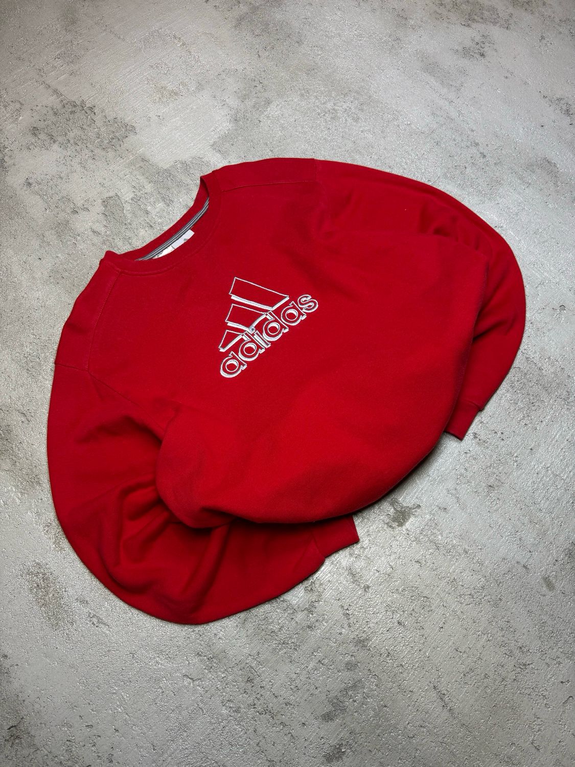 Bluza Adidas Logo Crewneck Red M