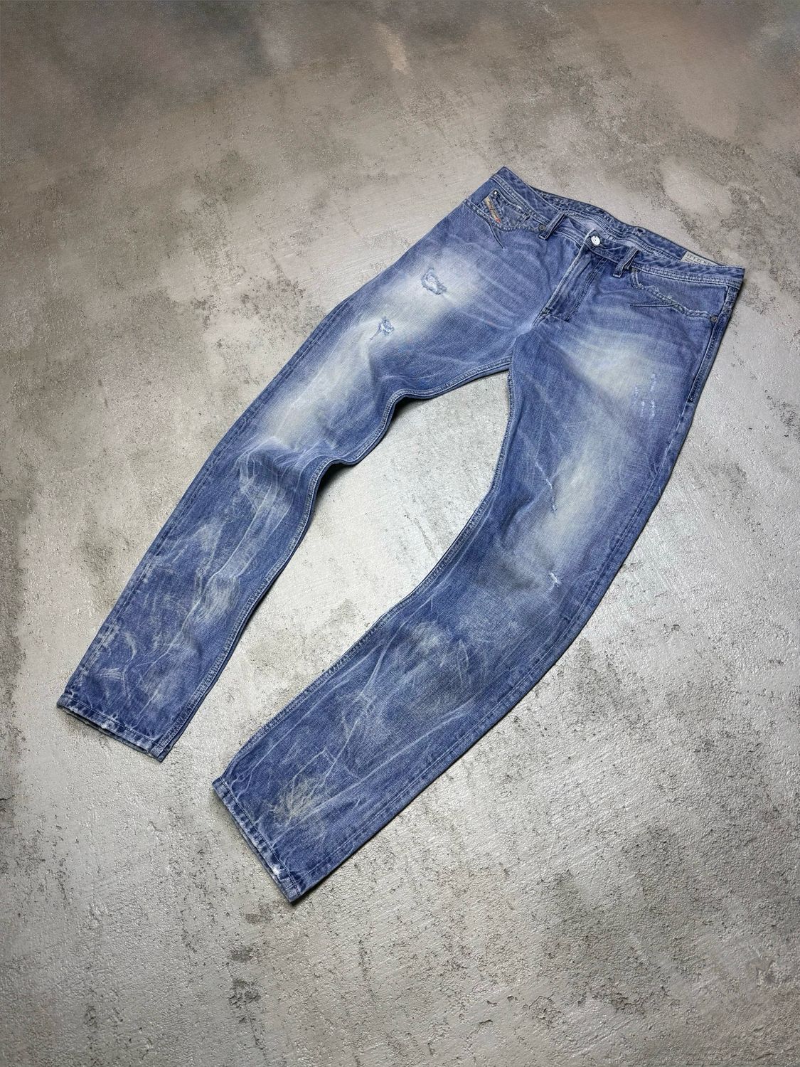 Spodnie Diesel Shioner Slim Skinny 33/34 Jeans Blue
