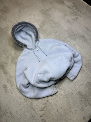Bluza Fur Fleeced Zip Hoodie Light-Blue M