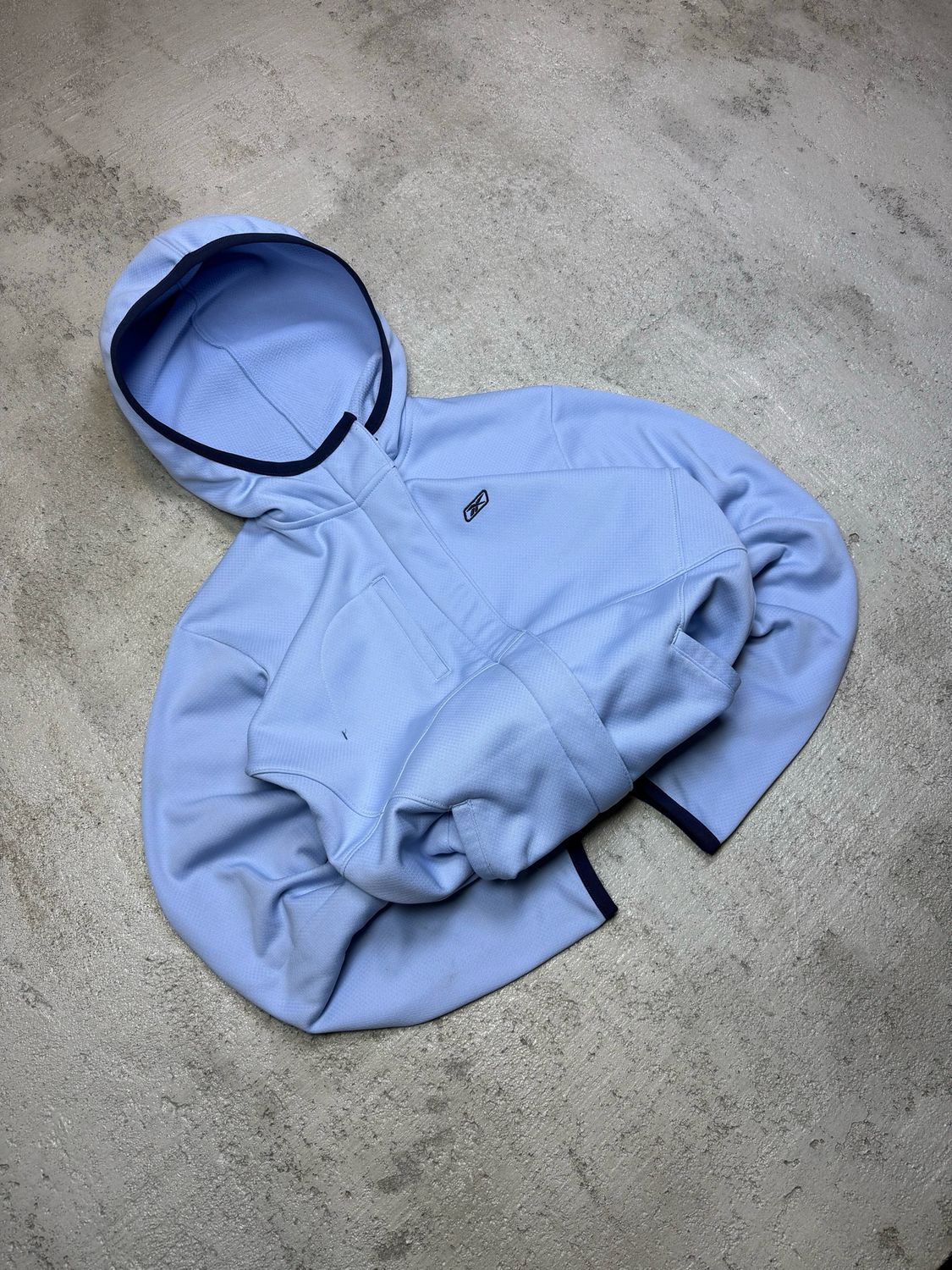 Bluza Reebok Sport Zip Hoodie Light-Blue S