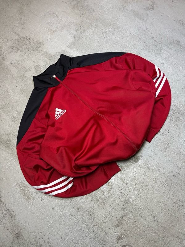 Bluza Adidas Wh/Stripes Tracksuit Red L