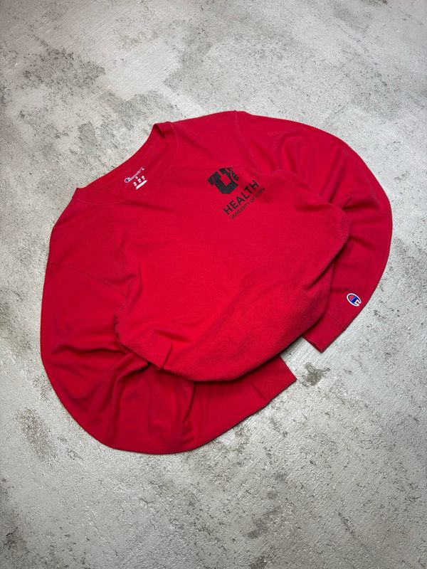 Bluza Champion Health University of Utah Long Red S