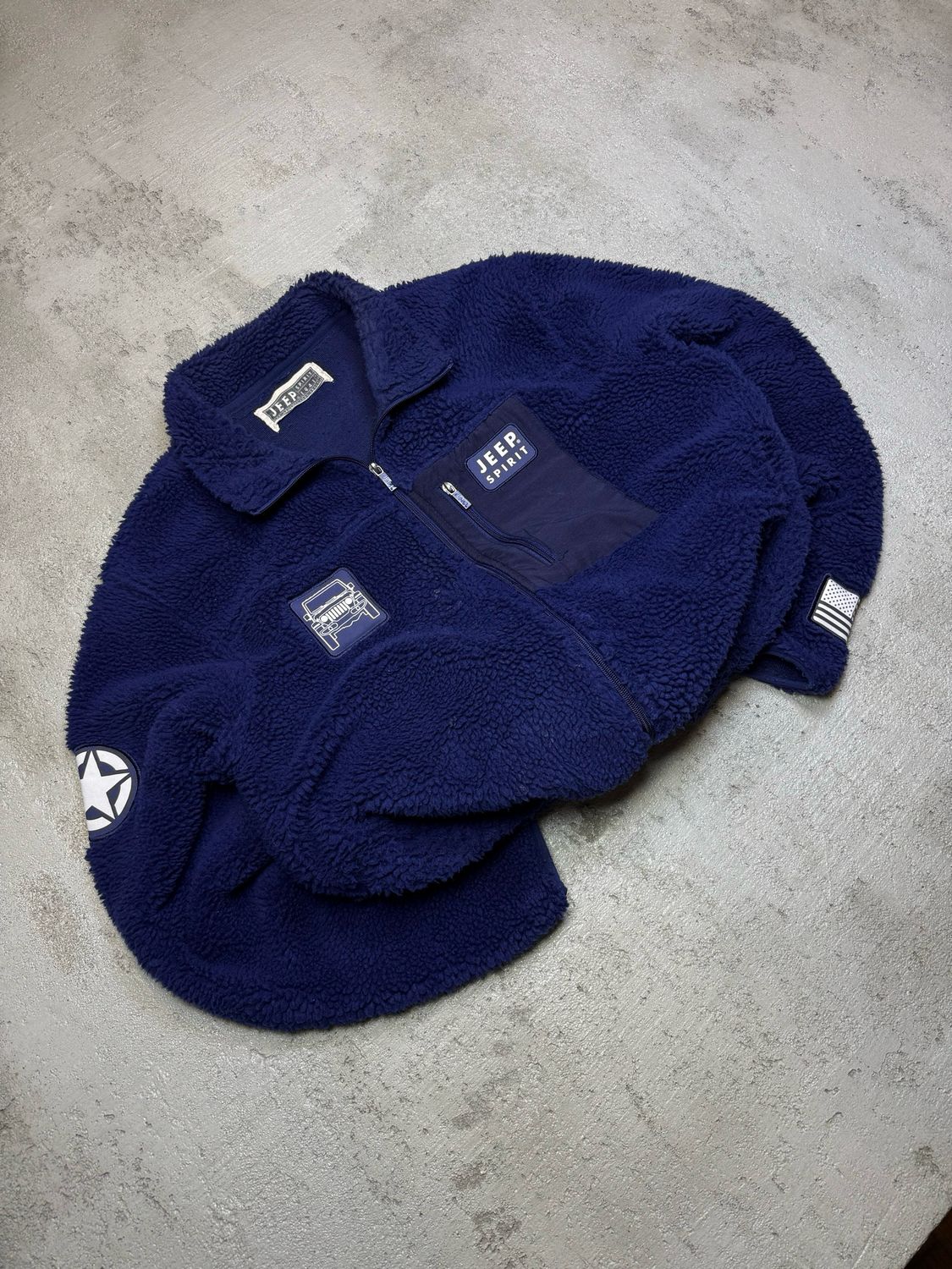 Bluza Jeep Spirit Zip Fleece Navy L