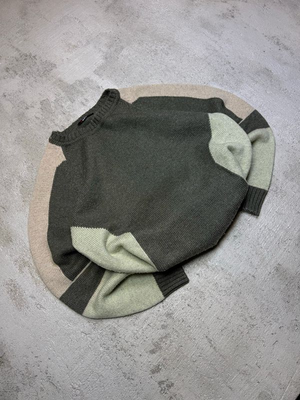 Bluza Shade Bei-Gre/Panels Sweater Dark-Green M