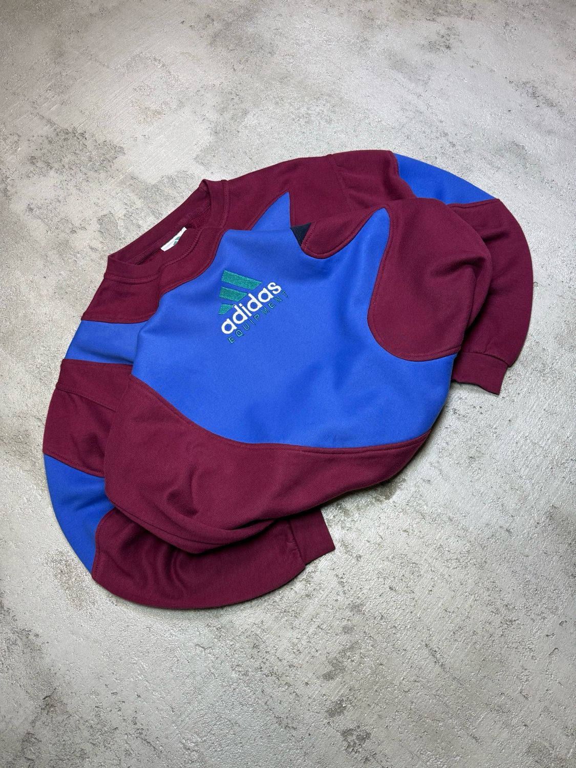 Bluza Adidas EQT Blu/Panel Crewneck Burgund XL