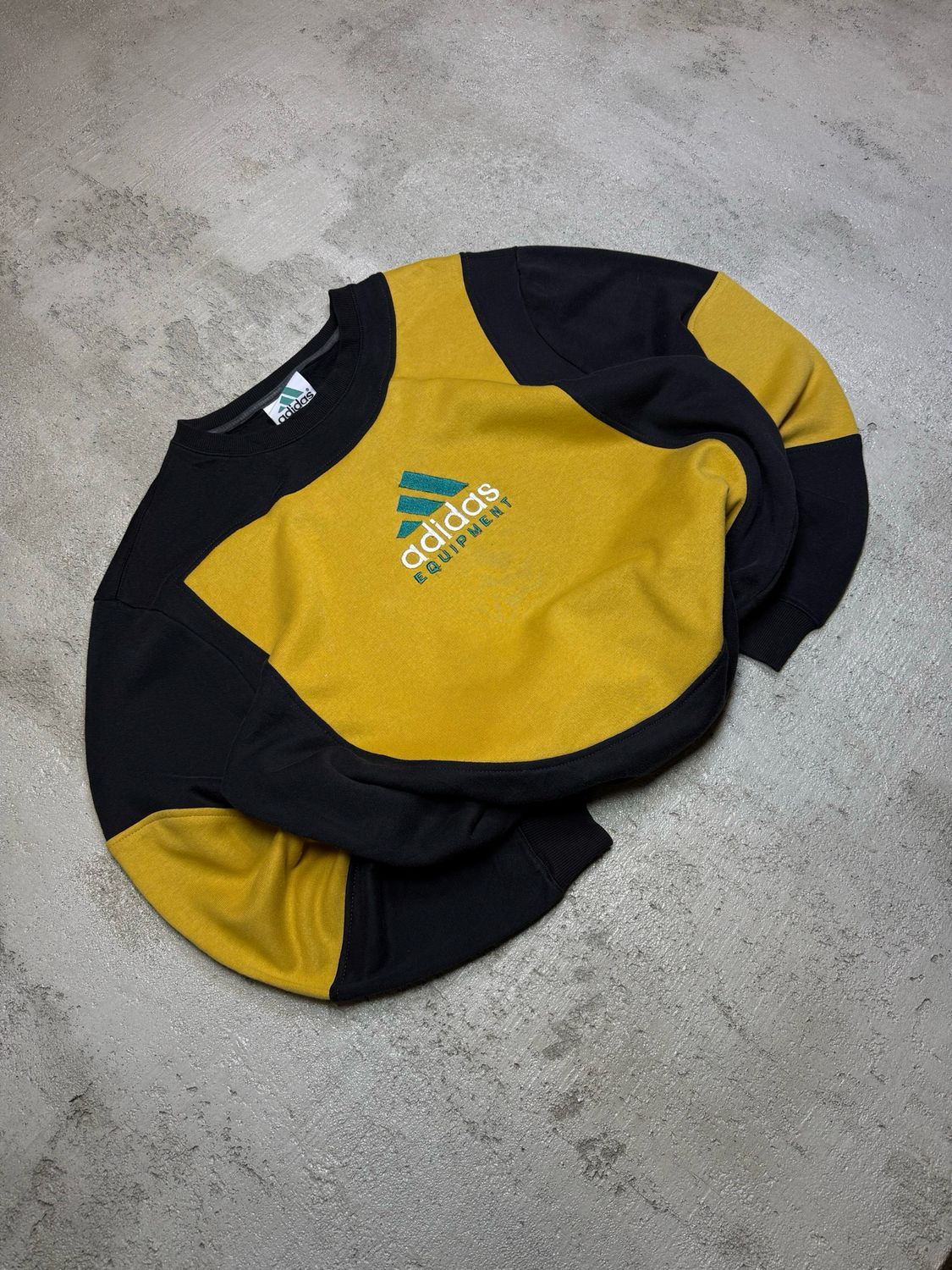 Bluza Adidas EQT Yel/Panels Crewneck Black L