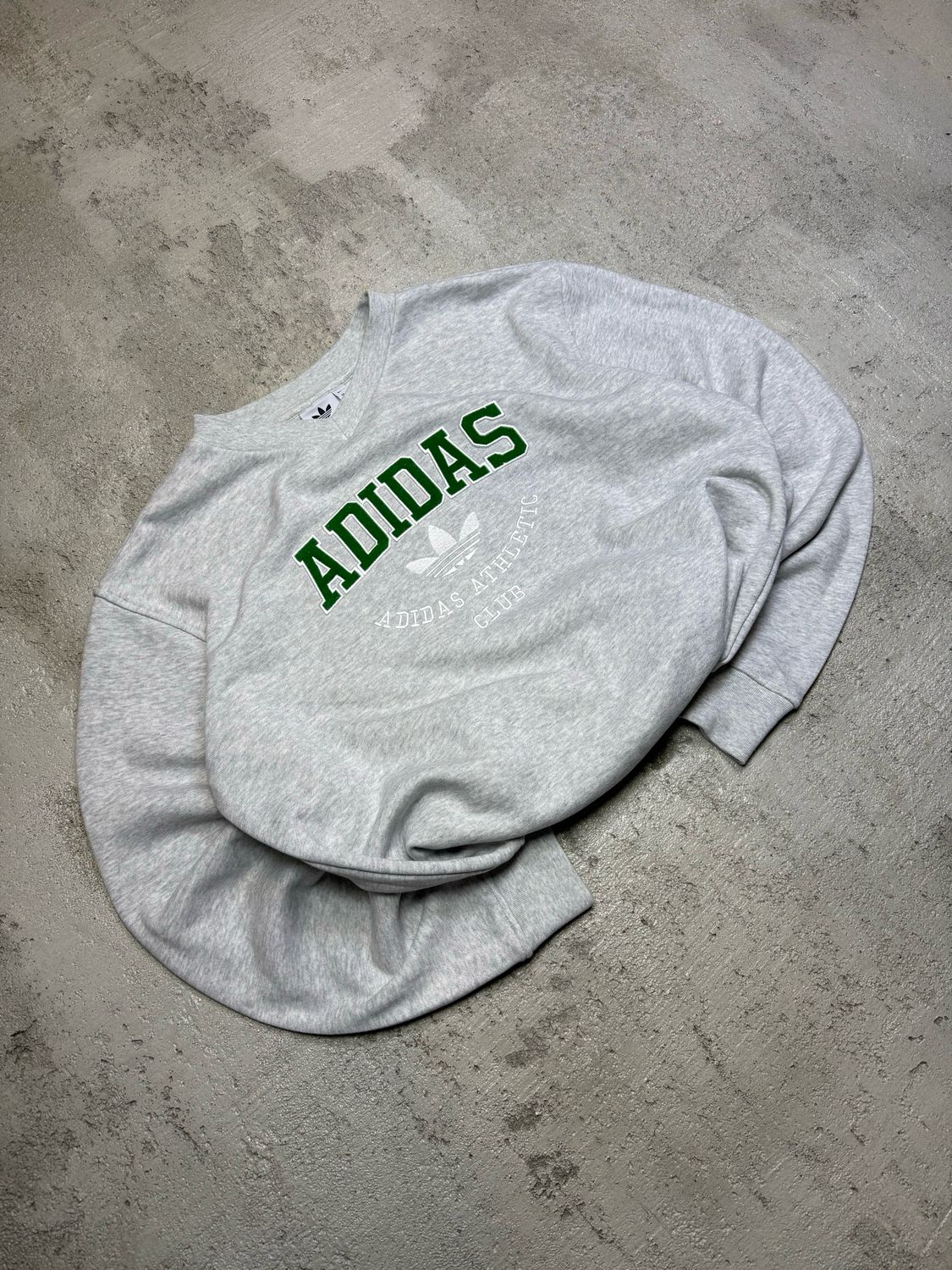 Bluza Adidas Varsity Gre/Logo Crewneck Light-Gray M