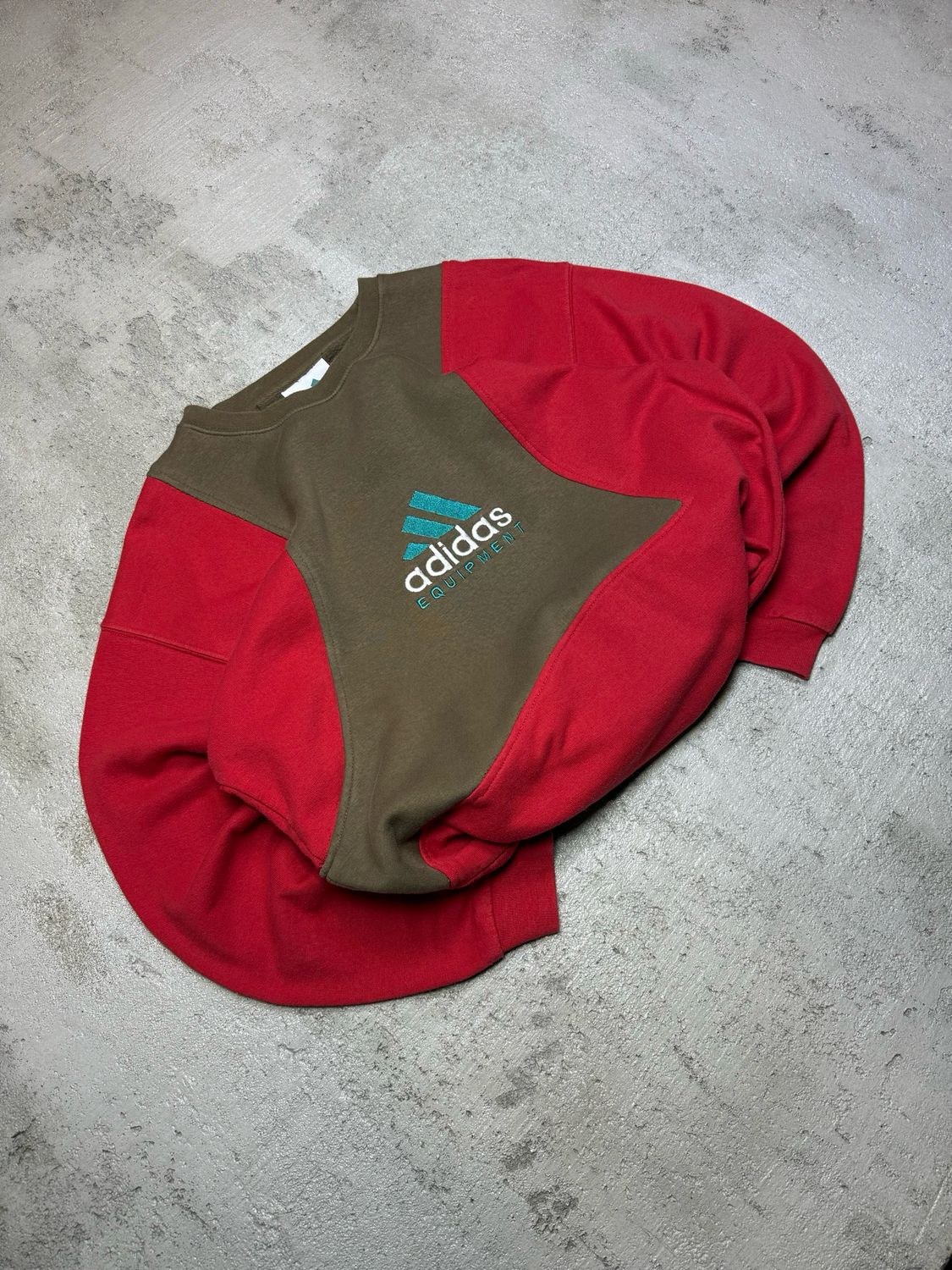 Bluza Adidas EQT Bei/Panel Crewneck Red M