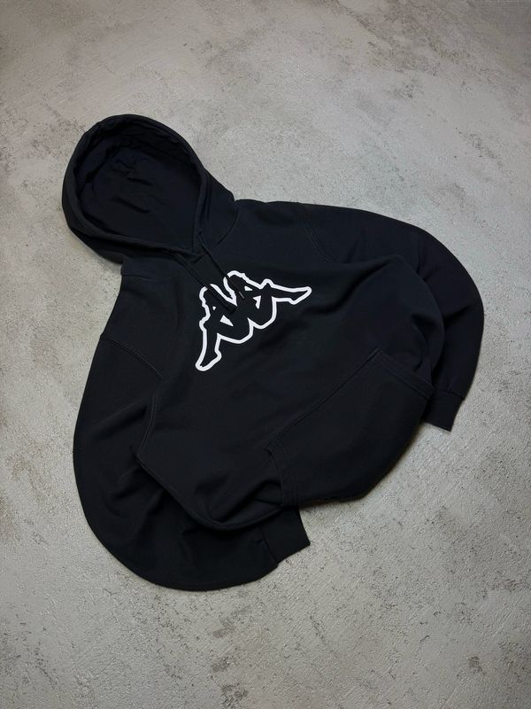 Bluza Kappa Wh/Logo Hoodie Black M
