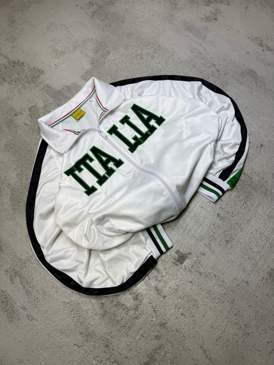 Bluza Italia Zip Spellout M