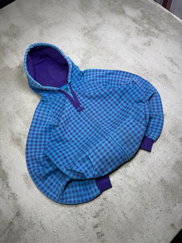 Bluza House 90s Checkboard Blue Hoodie XL