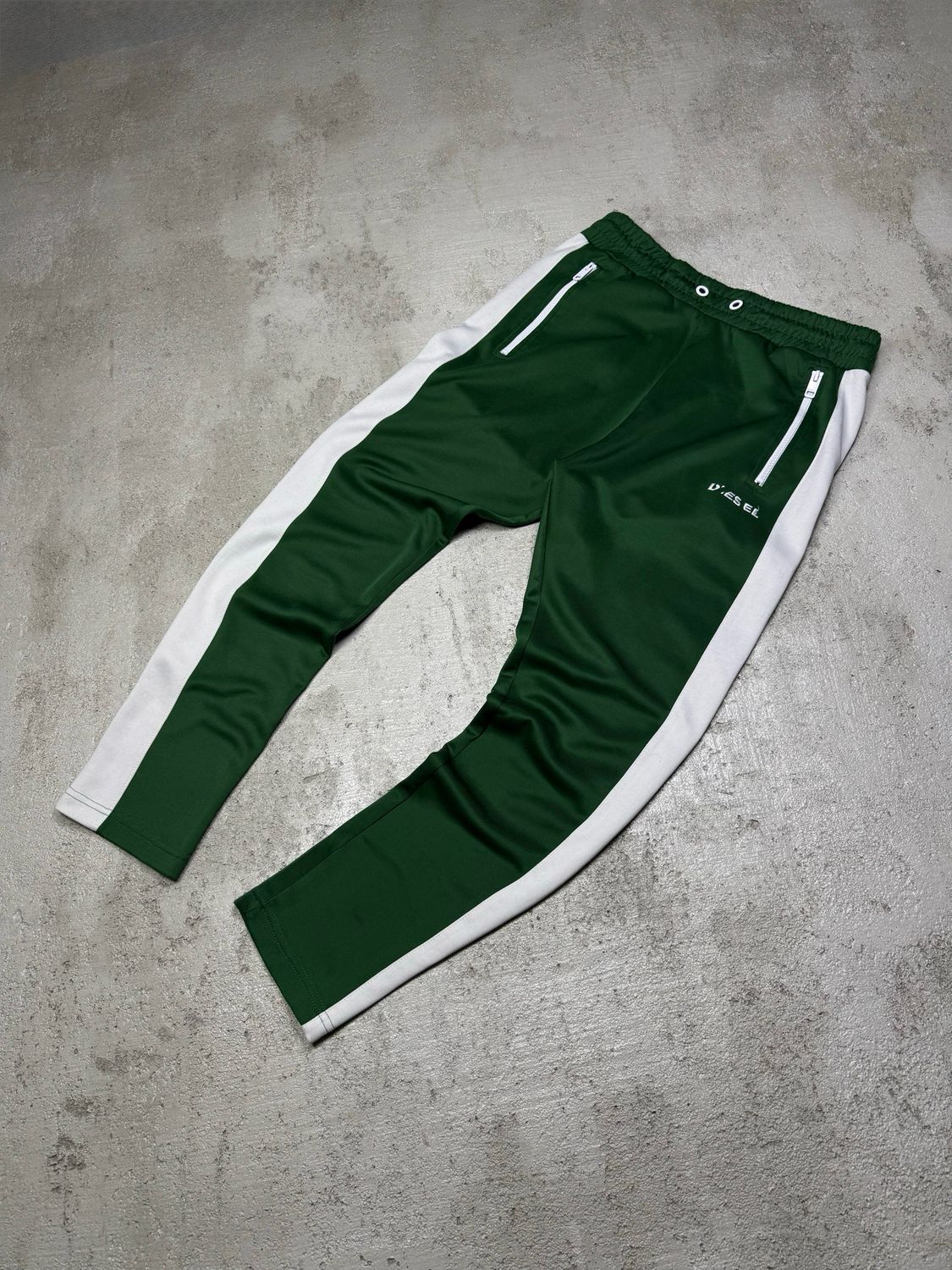 Spodnie Diesel Green Trackpants