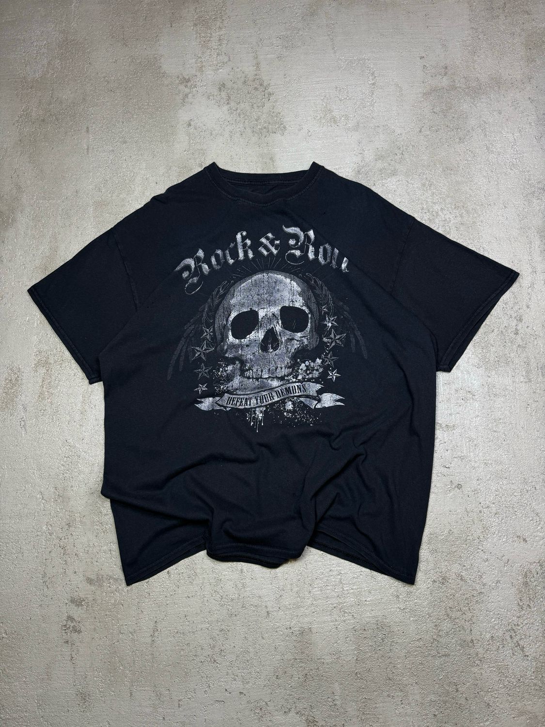 Koszulka Rock&amp;Roll Defeat Your Demons Distress L