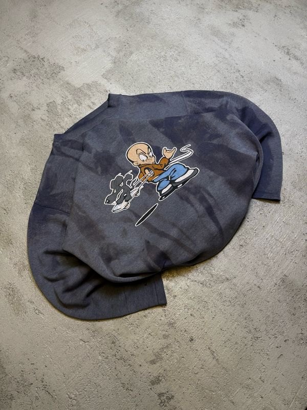 Bluza Bad Mad Tie Dye Cartoon Rat L