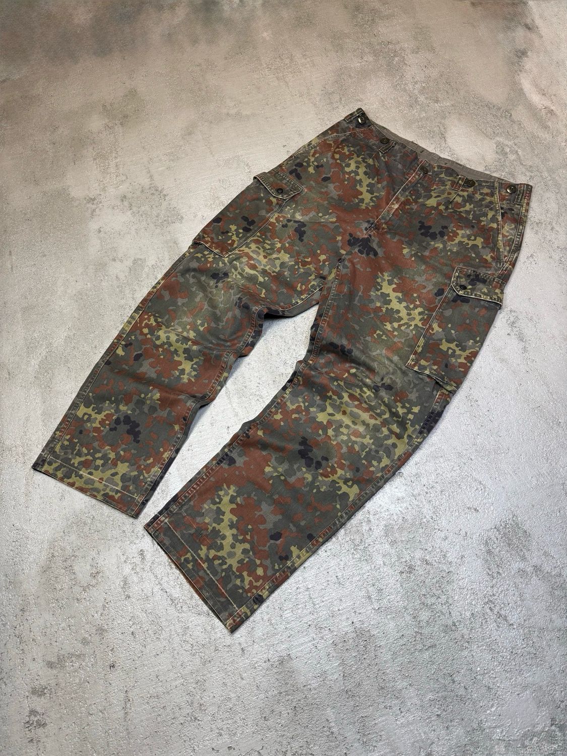 Spodnie Rap Military Cargo Pants Camo