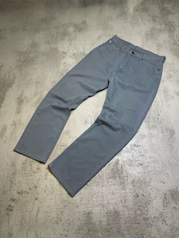 Spodnie Levis 505 33/36 Straight Leg Jeans Light Grey