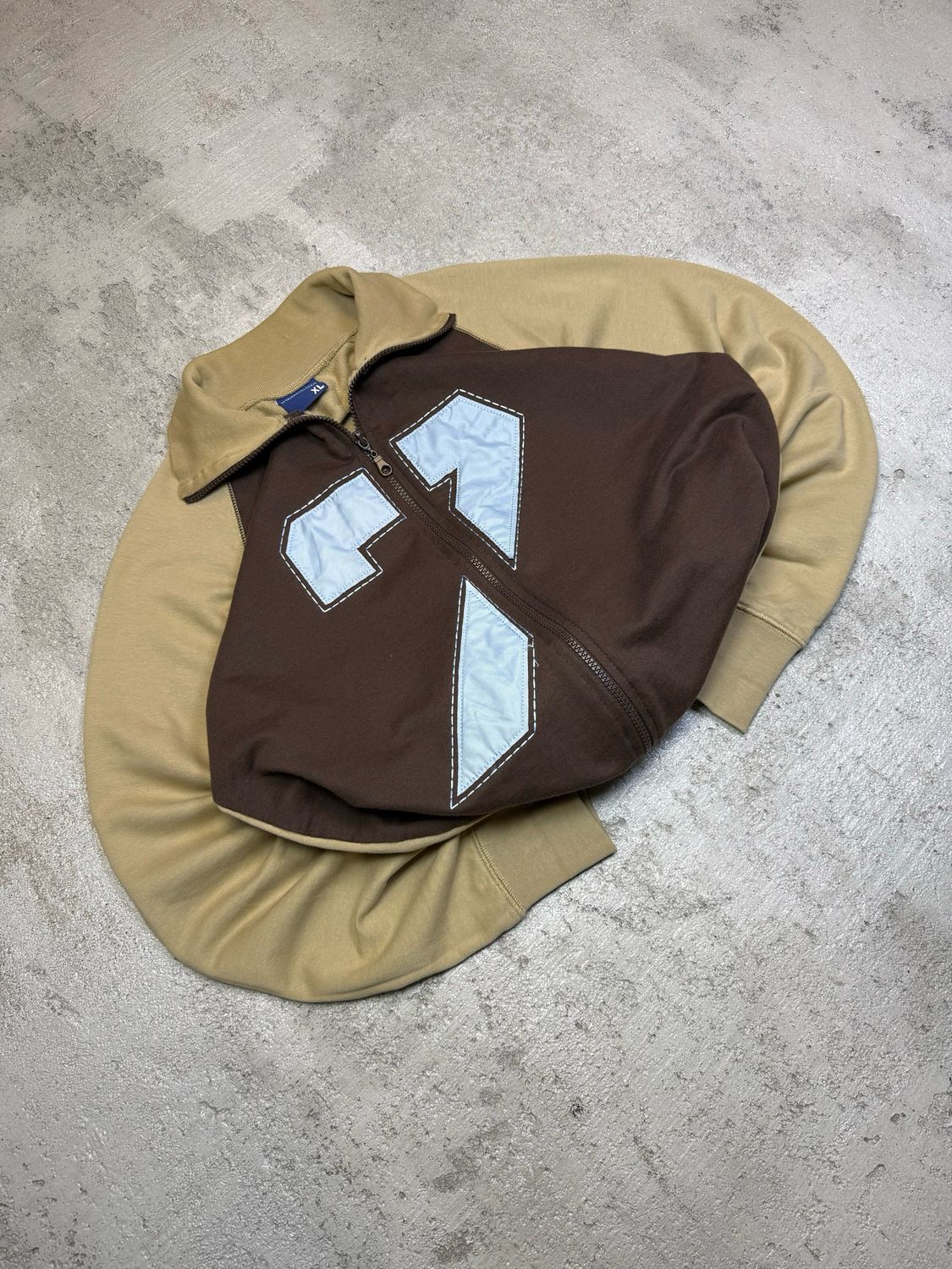 Bluza Fishbone 7 Tracksuit Beige/Brown M