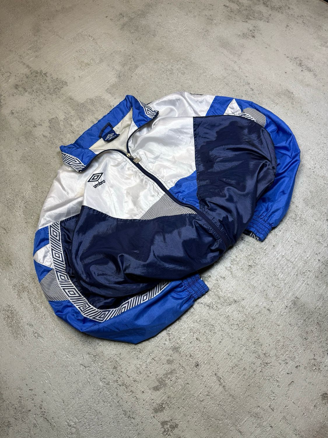Bluza Umbro Sport Tracksuit White/Blue XL