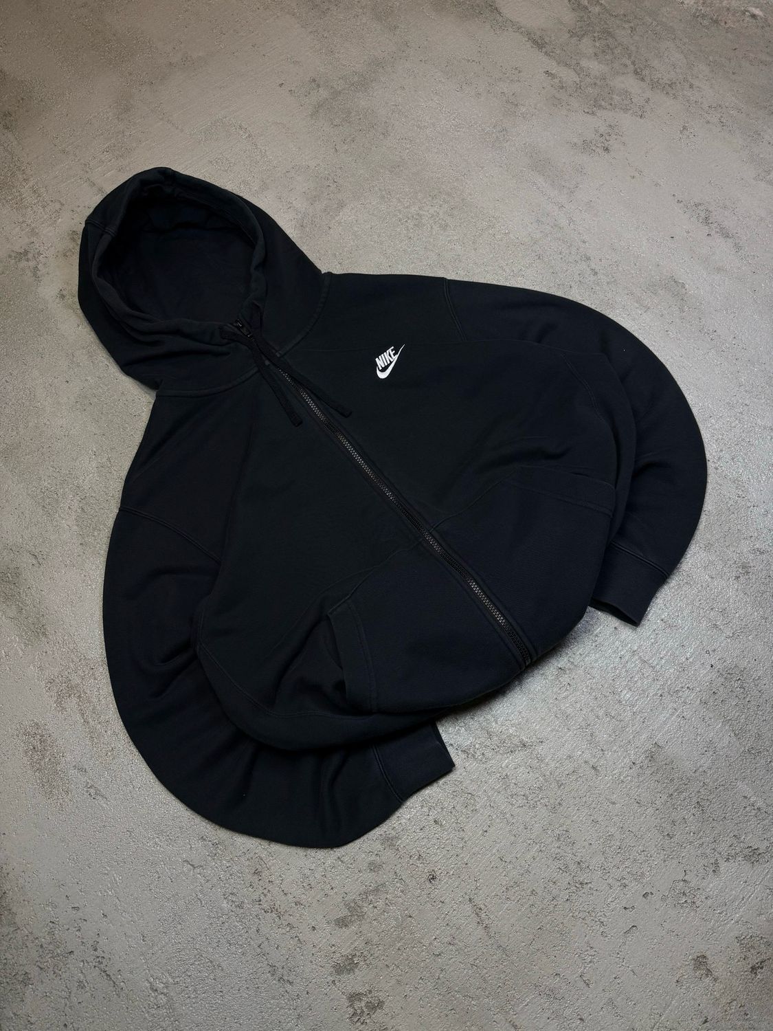 Bluza Nike Small Logo Zip Hoodie Black L
