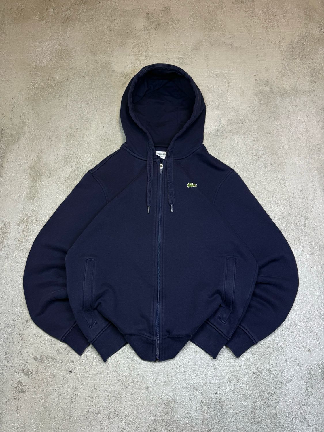 Bluza Lacoste Zip Navy Classic Logo M