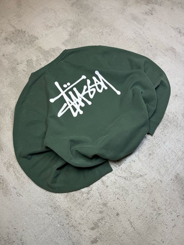 Bluza Stussy Green Classic Logo M