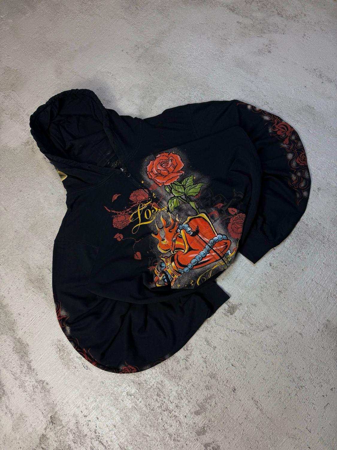 Bluza Street Division Roses Zip L