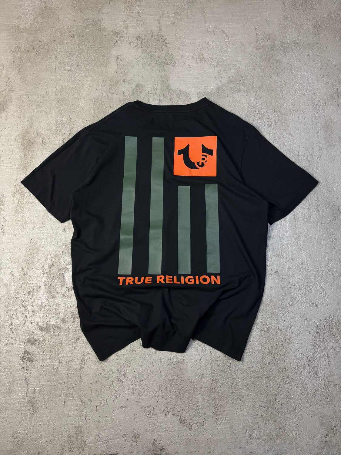 Koszulka True Religion Stripes Back logo M