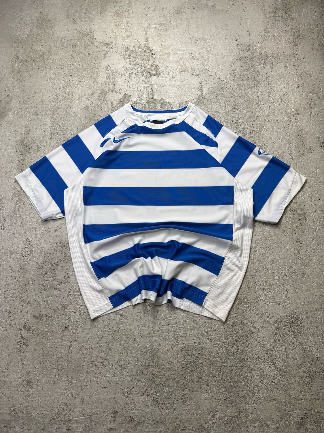 Koszulka Nike Striped Sport Tee White-Blue L