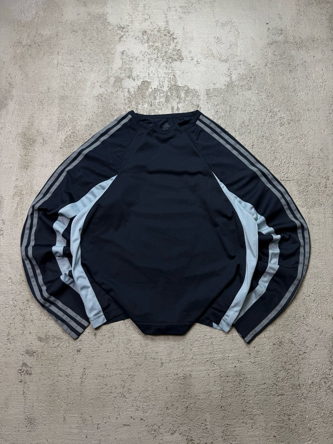 Bluza Adidas Gra/Stripes Sport Long Black M