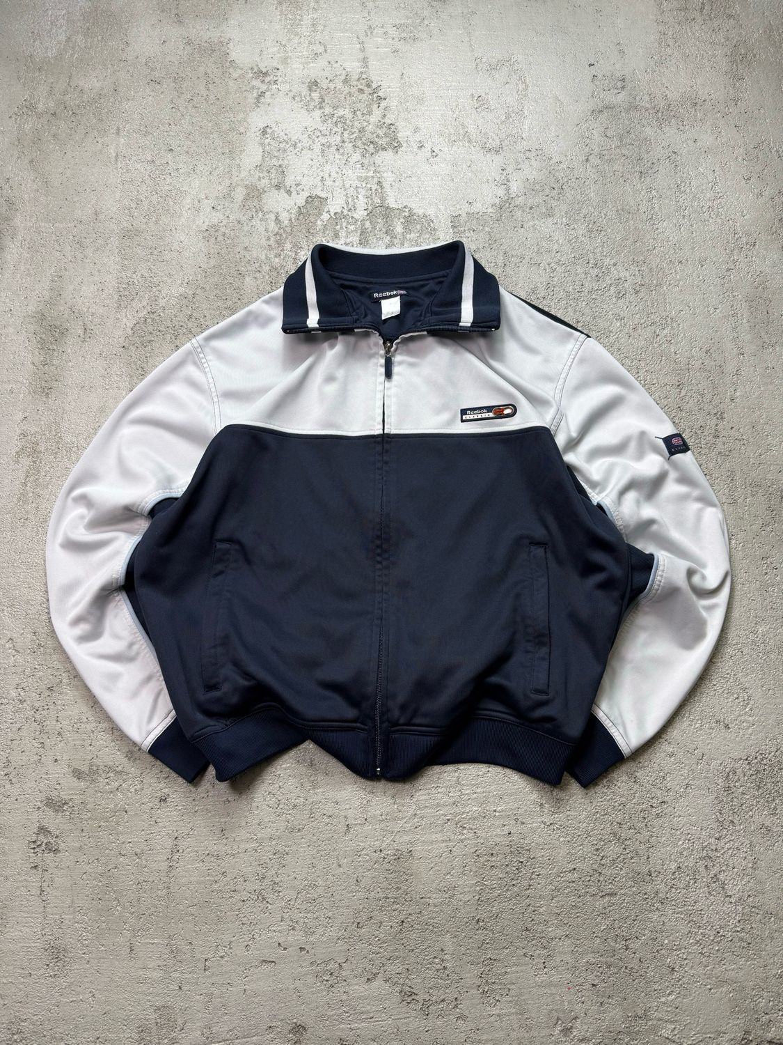 Bluza Reebok Classic Wh/Panel Sport Zipper Navy L