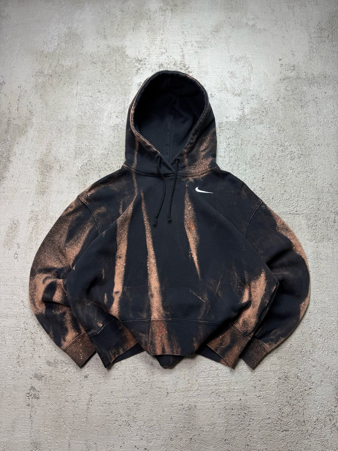 Bluza Nike Wh/Swoosh Hoodie Tiedye Black L