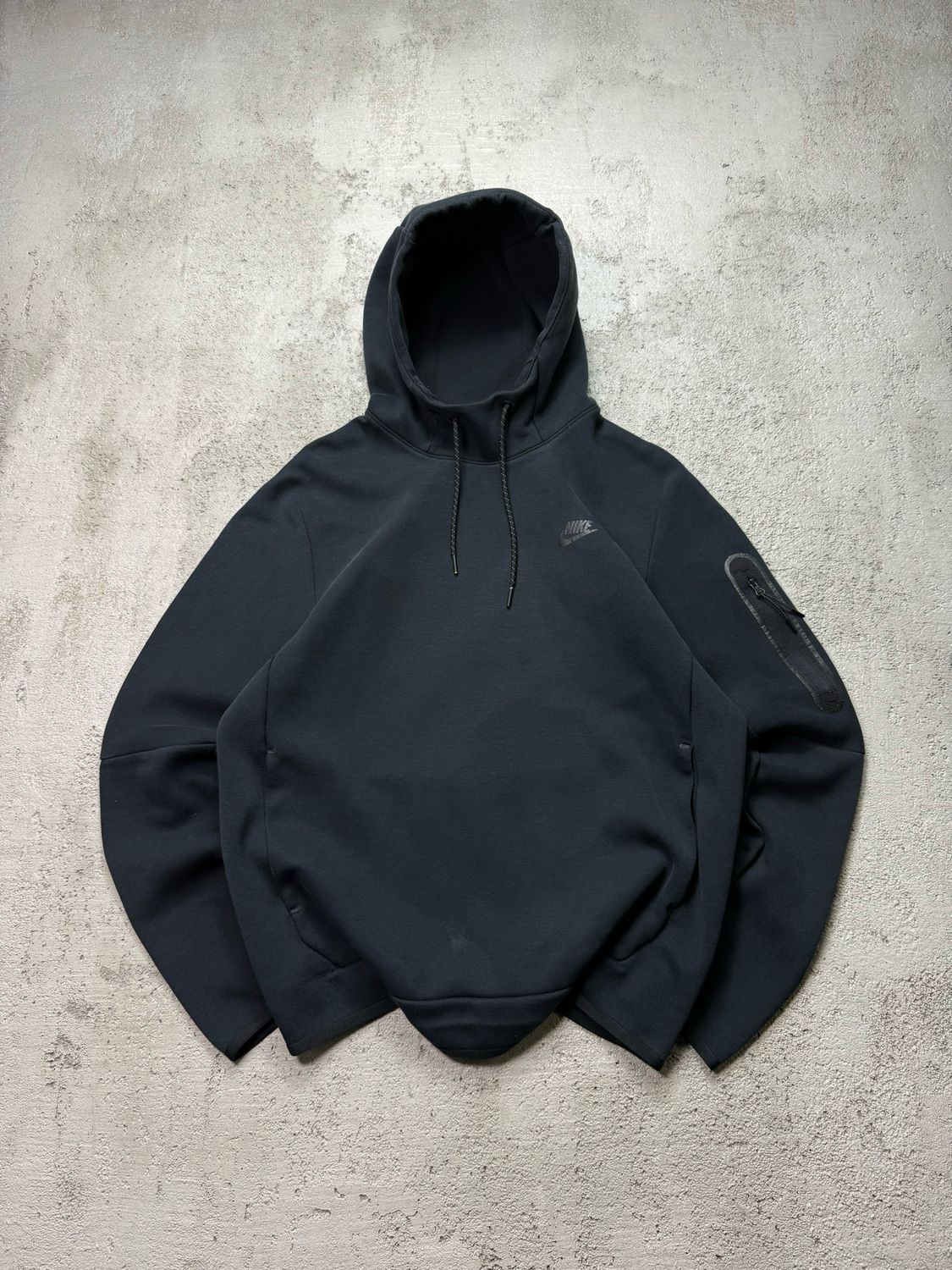 Bluza Nike Tech Fleece Bla/Logo Hoodie Black M