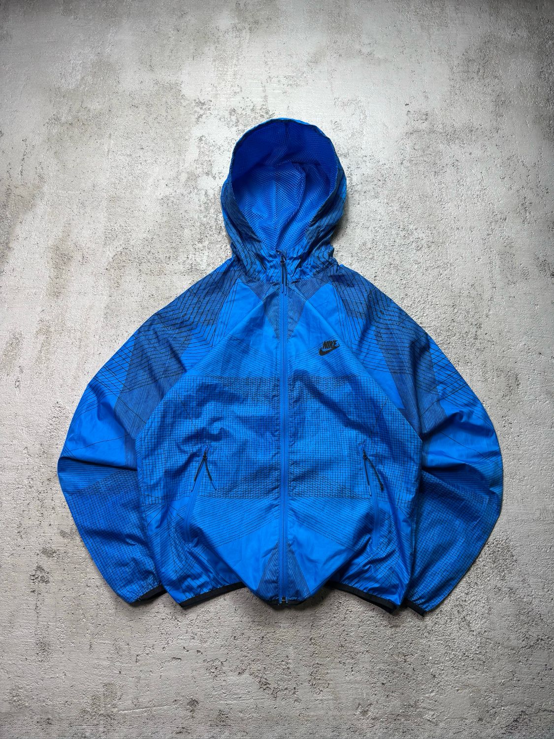 Kurtka Nike Bla/Logo Grid Sport Jacket Blue M