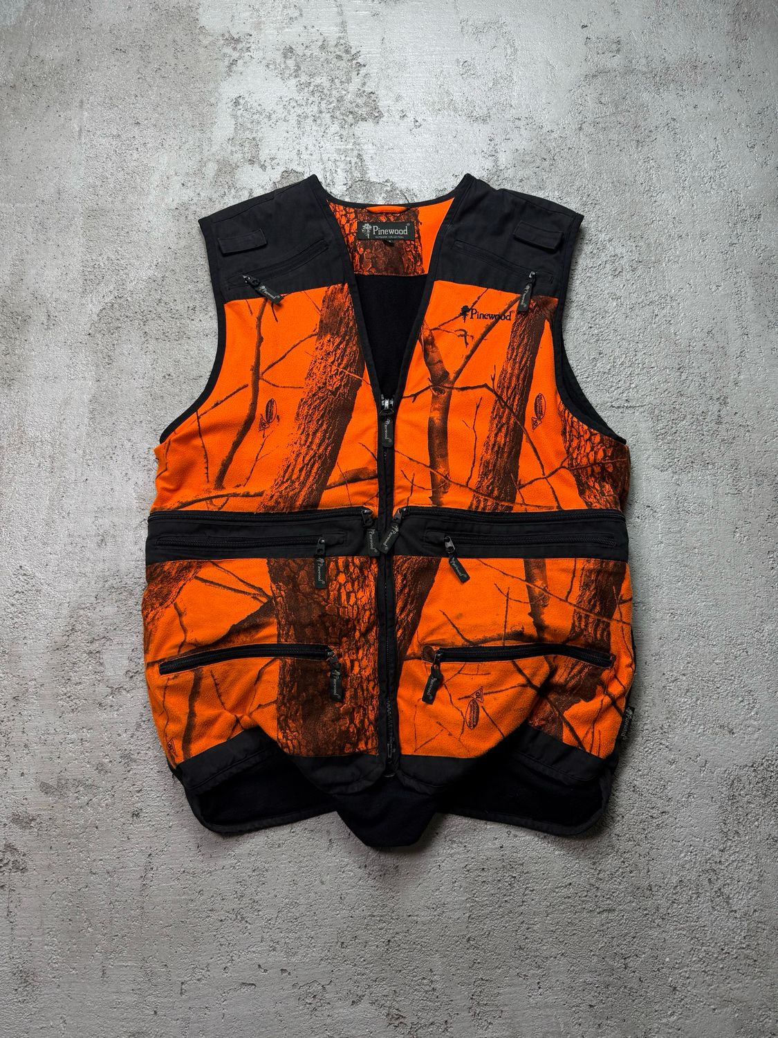 Kamizelka Pinewood Forest Camo Vest Orange M