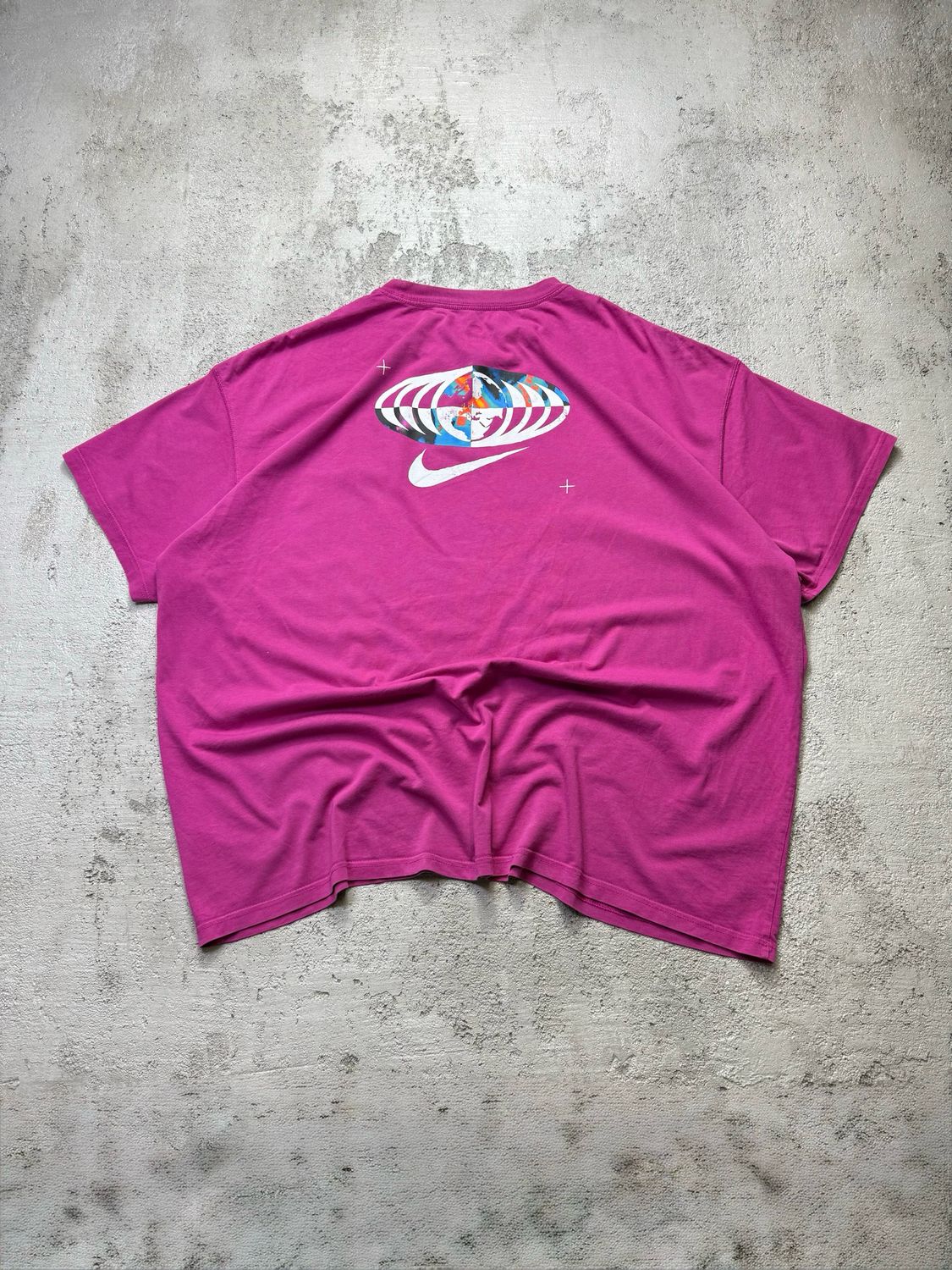 Koszulka Nike World Patch Tee Pink XXL