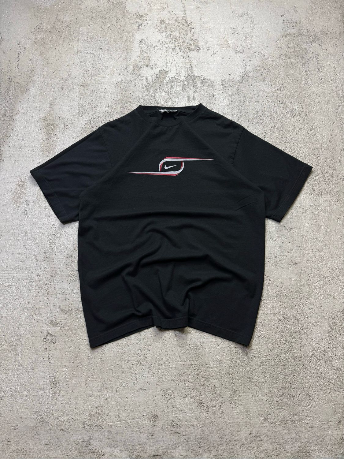Koszulka Nike Sil-Red/Swoosh Tee Black M