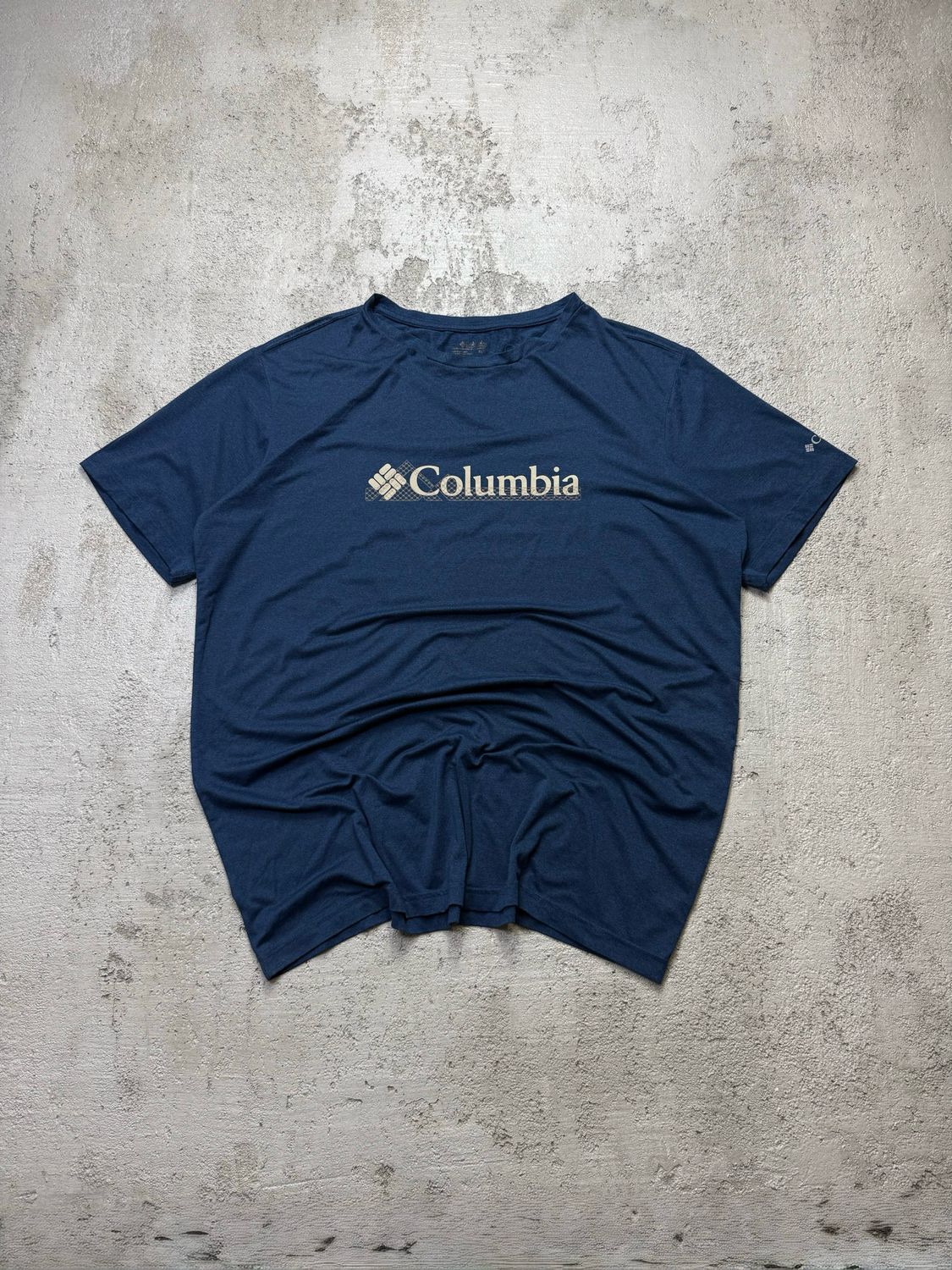 Koszulka Columbia Bei/Logo Tee Navy L