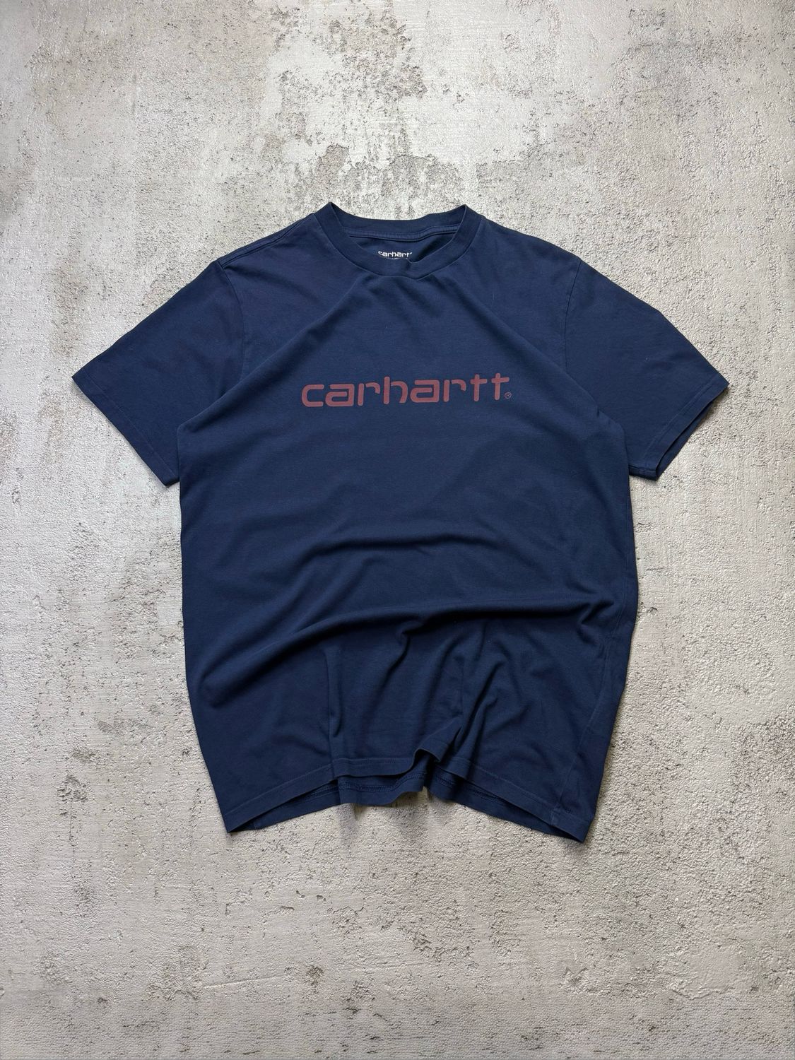 Koszulka Carhartt Script Logo Tee Navy M