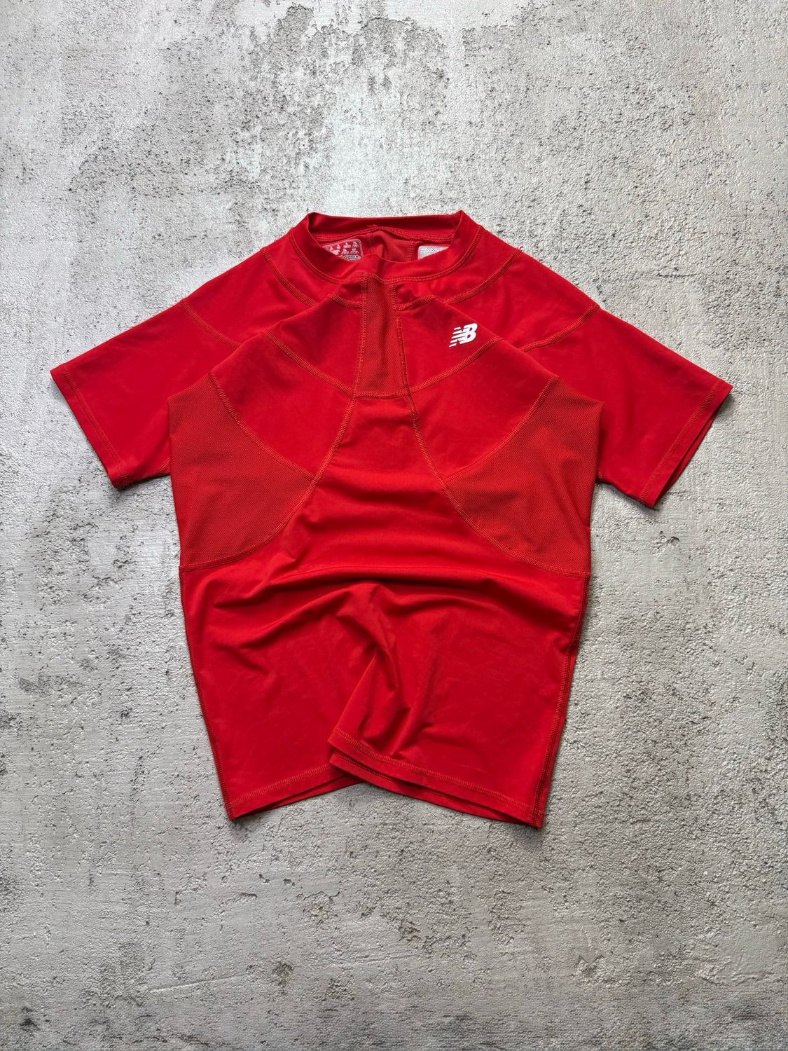 Koszulka New Balance Wh/Logo Sport Tee Red S