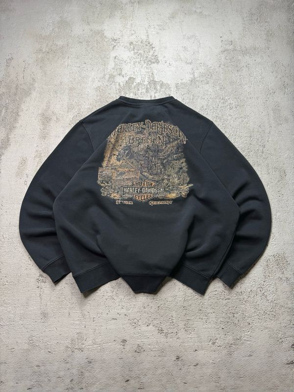 Bluza Harley Davidson Logo Bremen Crewneck Black XL